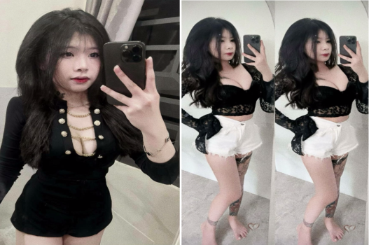 Nàng chất chơi xăm hình yêu kiểu doggy